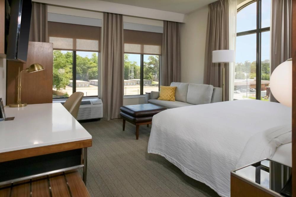 Guest room, 1 King, Sofa bed, Courtyard view (Mobility Accessible w/ Roll-in Shower) interior
